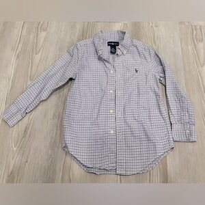 RALPH LAUREN Boys Button Up Shirt -Preloved
Toddler size 5. Plaid. 100% Cotton